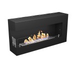 Биокамина Blues 800 х 400 BOX лява + стъкла, ъглова