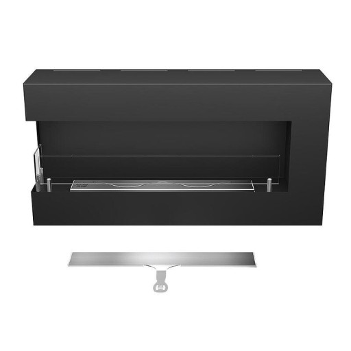 Биокамина Blues 800 х 400 BOX лява + стъкла, ъглова