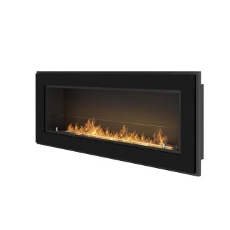 Биокамина Frame 1200 Black + стъкло