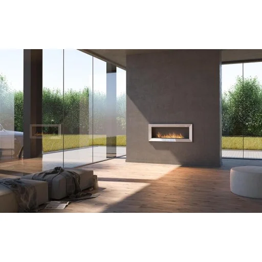 Биокамина Frame 1200 White + стъкло - Frame1200W