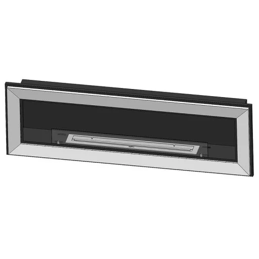 Биокамина Frame 1500 Black + стъкло Биокамина Frame 1500 Black + стъкло