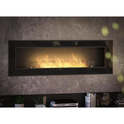 Биокамина Frame 1500 Black + стъкло Биокамина Frame 1500 Black + стъкло