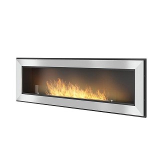 Биокамина Frame 1500 Inox + стъкло Биокамина Frame 1500 Inox + стъкло