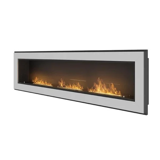 Биокамина Frame 1800 Inox + стъкло - Frame1800Inox