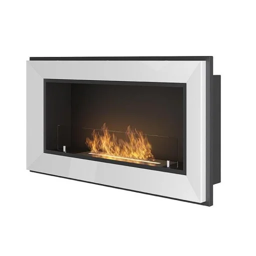 Биокамина Frame 900 White + стъкло - Frame900White Биокамина Frame 900 White + стъкло - Frame900White