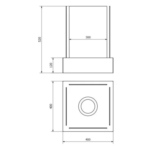 Биокамина GARDEN бяла