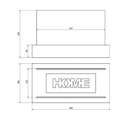 Биокамина HOME White Биокамина HOME White