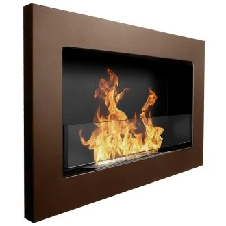 Биокамина Infinity 650 х 400 Copper Slim + стъкло