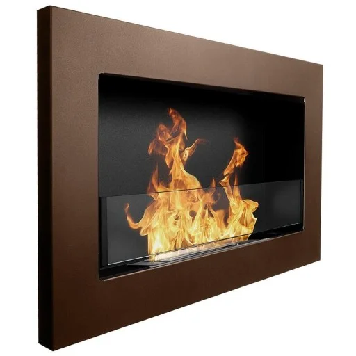Биокамина Infinity 650 х 400 Copper Slim + стъкло - 650 х 400 Copper-glass-slim