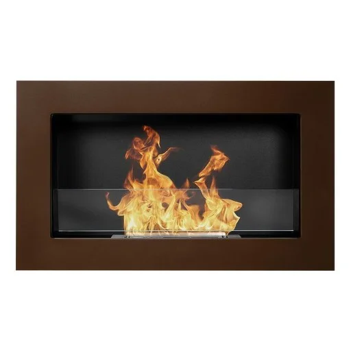 Биокамина Infinity 650 х 400 Copper Slim + стъкло - 650 х 400 Copper-glass-slim