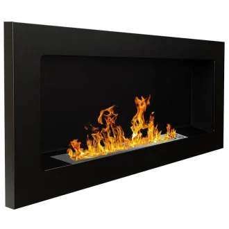 Биокамина Infinity 900 х 400 Black  + подарък регулация на пламъка.