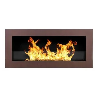 Биокамина Infinity 900 х 400 Copper Slim + стъкло