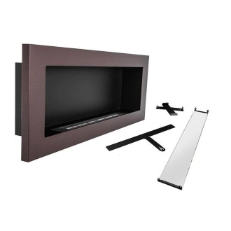 Биокамина Infinity 900 х 400 Copper Slim + стъкло Биокамина Infinity 900 х 400 Copper Slim + стъкло