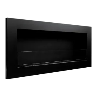 Биокамина Infinity 900 х 400 Black Slim + стъкло