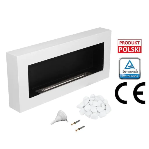 Биокамина Infinity 900 х 400 BOX White Биокамина Infinity 900 х 400 BOX White
