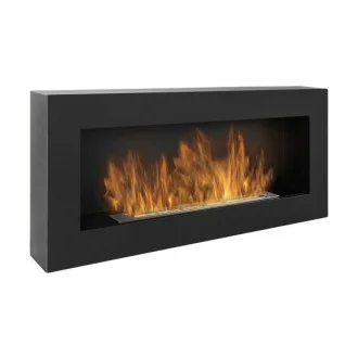 Биокамина Infinity 900 х 400 BOX Black + подарък регулация на пламъка.