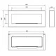 Биокамина Infinity 900 х 400 BOX White+ стъкло Биокамина Infinity 900 х 400 BOX White+ стъкло