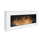 Биокамина Infinity 900 х 400 BOX White+ стъкло