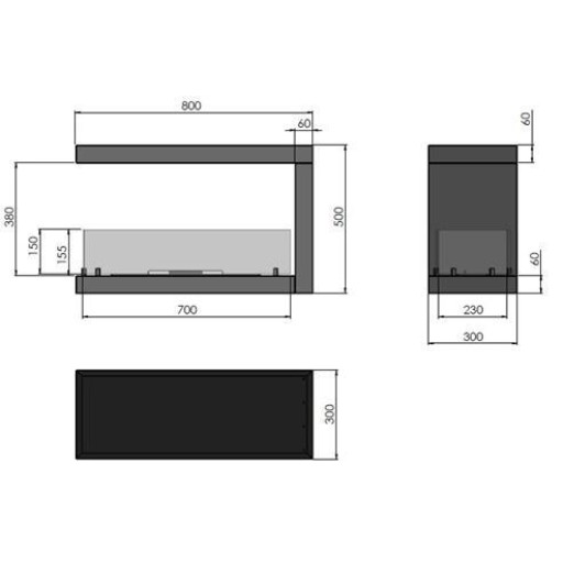 Биокамина Inside U 800 Биокамина Inside U 800
