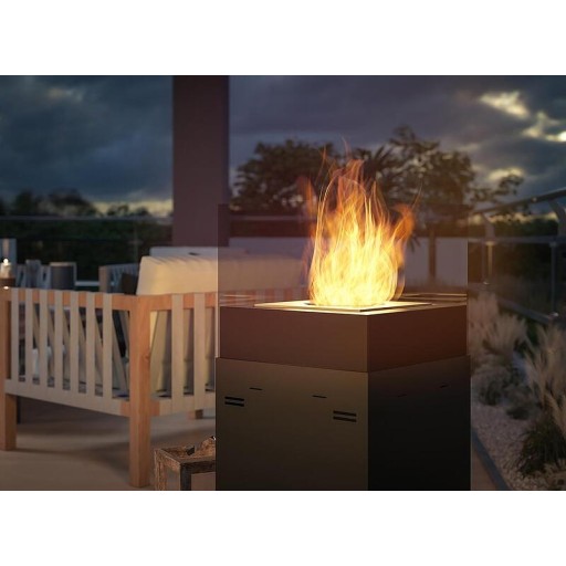 Свободностояща биoкамина TOWER 850 ЧЕРНА