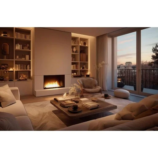 Биокамина Slim Inside Black 800