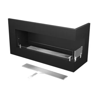 Биокамина Soul 800 х 400 дясна + стъкла, ъглова