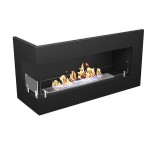 Биокамина Soul 800 х 400 лява + стъкла, ъглова