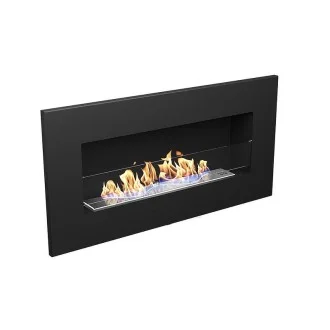 Биокамина Swing 800 х 400 Black+ стъкло