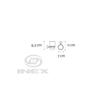 Чаша за четки за зъби Classico, хром