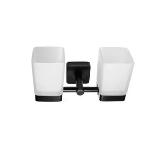 Чаши за четки за зъби Quattro black, черен мат