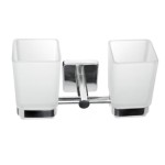 Чаши за четки за зъби Quattro, хром