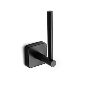 Държач за тоалетна хартия Quattro black прав, черен мат