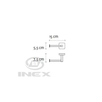Държач за тоалетна хартия Quattro, хром