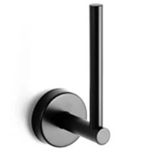 Държач за тоалетна хартия Uno black прав, черен мат