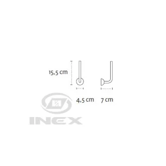 Държач за тоалетна хартия прав Classico, хром
