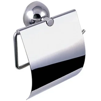 Държач за тоалетна хартия с капак Classico, хром