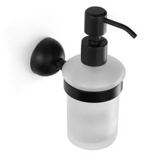 Дозатор за течен сапун Classico black, черен мат