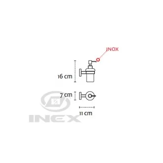 Дозатор за течен сапун Optimo black, черен мат
