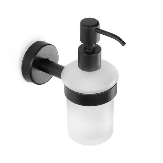 Дозатор за течен сапун UNO BLACK, черен мат
