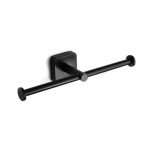 Двоен държач за тоалетна хартия Quattro black, черен мат