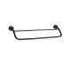 Двойна пръчка за хавлия 60cm Moderno black, черен мат - IX_K-226255