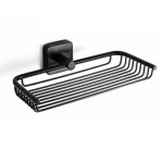 Двойна сапунерка мрежа Uno black, черен мат