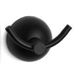 Двойна закачалка Classico black, черен мат