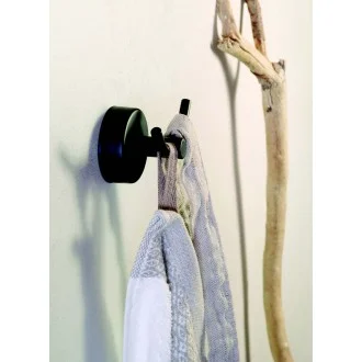 Двойна закачалка Moderno black, черен мат