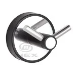 Двойна закачалка Optimo black, черен мат