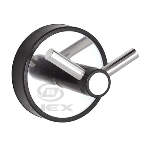 Двойна закачалка Optimo black, черен мат - IX_K-6202