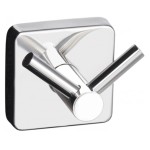Двойна закачалка Quattro, хром
