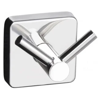 Двойна закачалка Quattro, хром