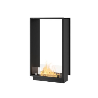 Двустранна биокамина Inside Black 1000 Slim Vertical