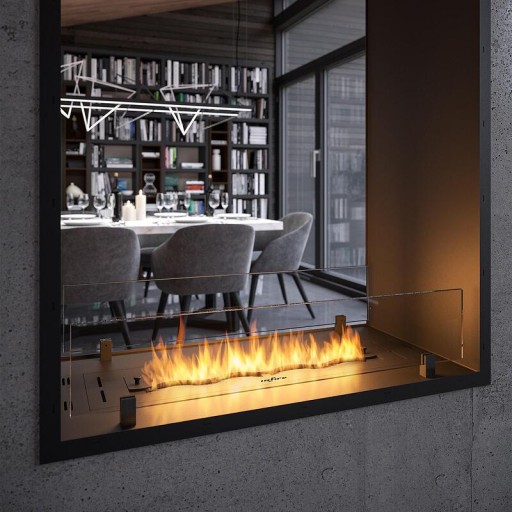 Двустранна биокамина Inside Black 1400 Slim Vertical Двустранна биокамина Inside Black 1400 Slim Vertical